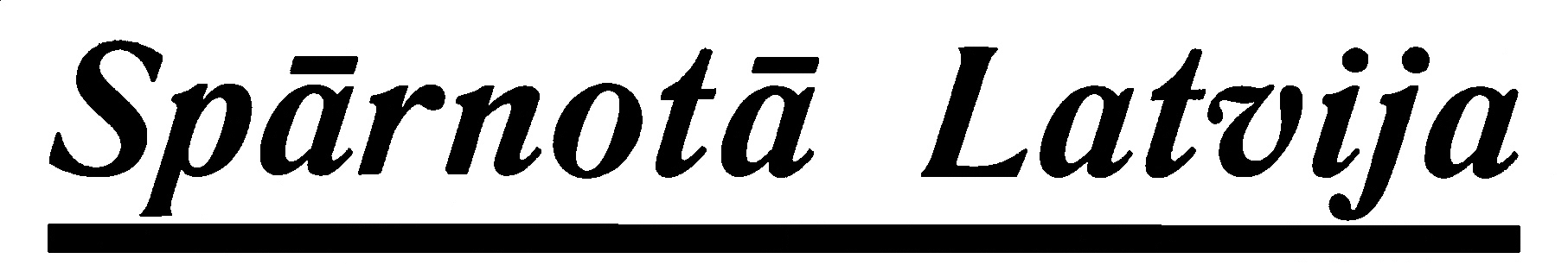 Sparnota Latvija means 'Winged Latvia'
